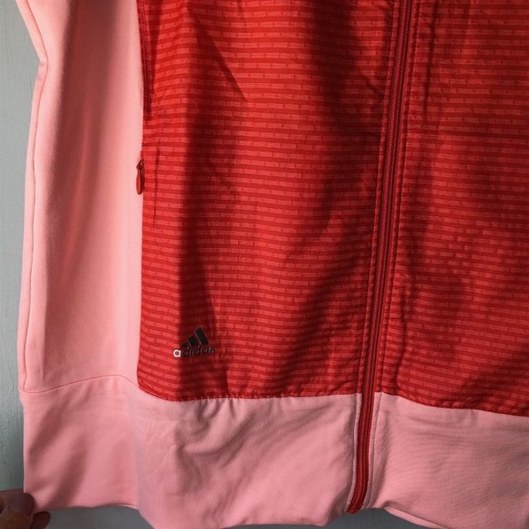 Women's Adidas Golf Technical Lightweight Wind Vest Haze Coral Medium NEW - Picture 2 of 7